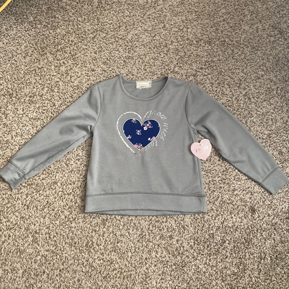 NWT & NWOT Girls Floral Print Matching Set Bundle - Picture 2 of 15